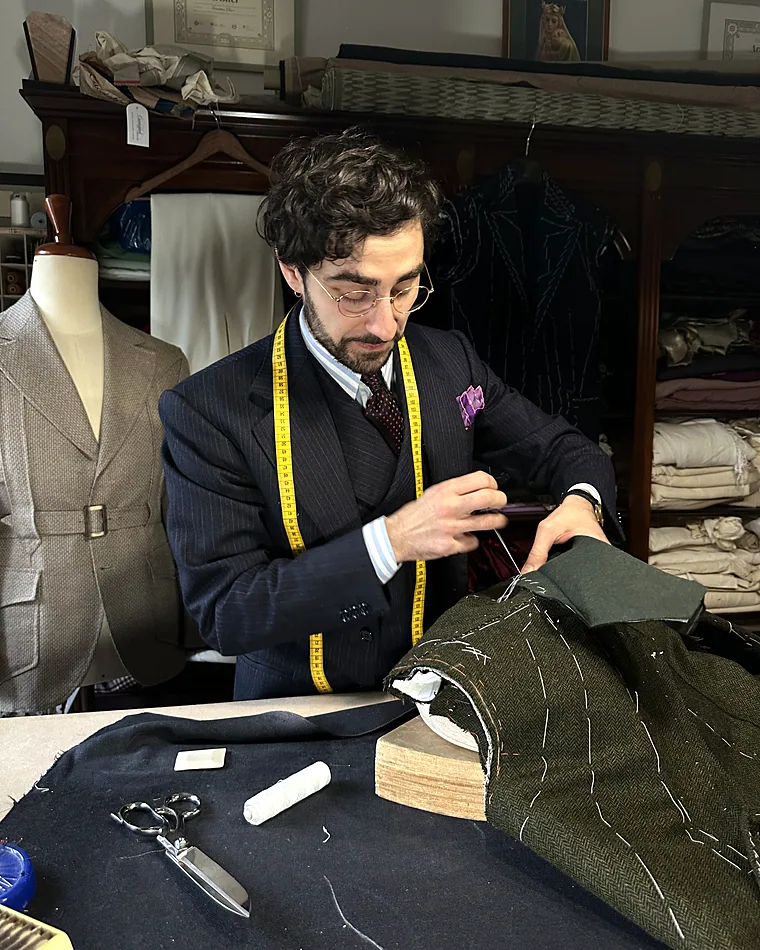 Francesco Florio dans son atelier